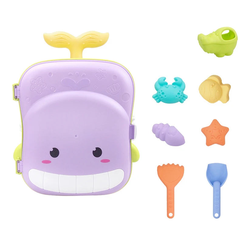 EZ Kids Beach Toys Baby Beach Play Toys Sandbox Kit Summer Toys Beach Accessories Sand Water Game Tools Bath Toy For Baby