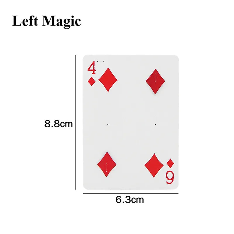 EZ Fantastic 4 to 6 Moving Point magic tricks Close Up Card Magic Professional Magician Trick Magic Tool Magic Prop