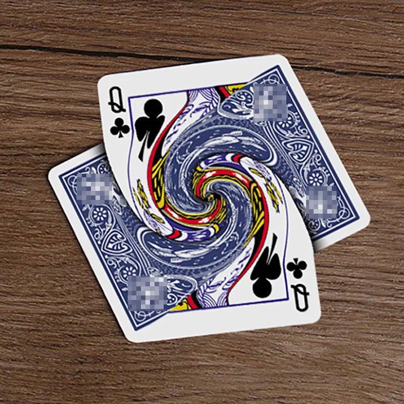 EZ Vortex Magic Tricks Playing Card Connected Poker Change Card Magia Magician Close Up Street Illusions Gimmicks Mentalism Props