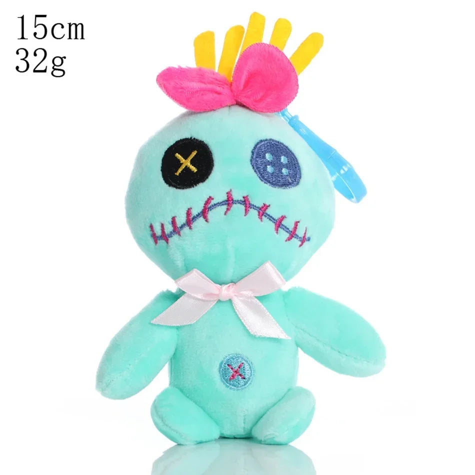 EZ Disney Cartoon Blue Pink Stitch Plush Dolls Anime Toys Lilo and Stitch 20CM Stich Plush Stuffed Toys Christmas Gifts for Kids