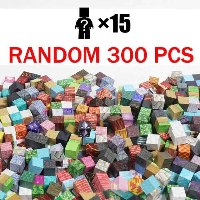 EZ 10-500PCS Magnetic Building Blocks Magnet Set Bricks Mini World STEM Construction DIY Educational Toys For Kids Birthday Gifts
