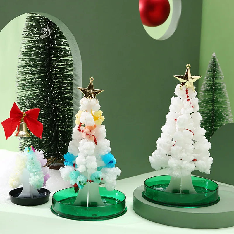 EZ Magically Paper Sakura Crystal Trees Christmas Magic Growing Tree Japan Desktop Cherry Blossom Science Toys Novelty Funny gift