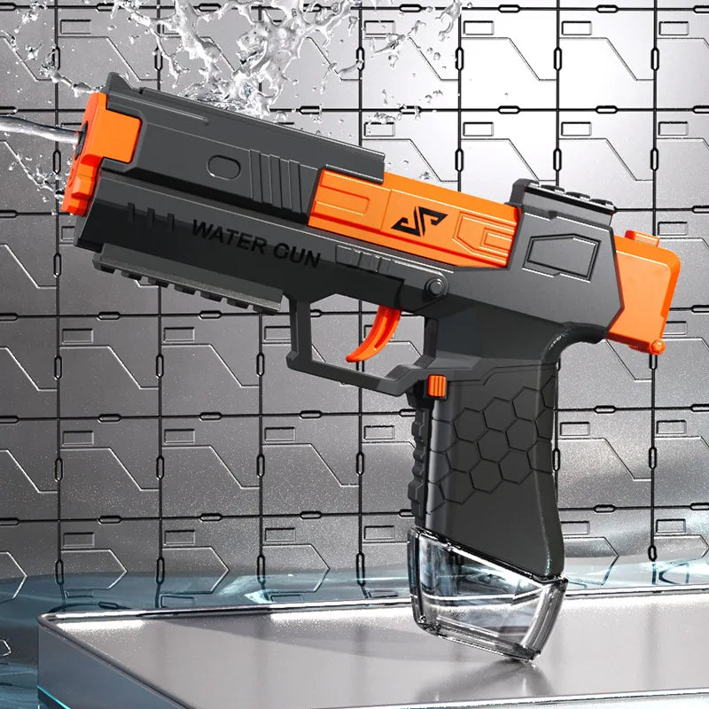 EZ Water Battle Water Gun Manual Burst Water Gun Funny Pistol Toy for Summer Outdoor Beach Water Play Kids Pool Toys Boys Gifts