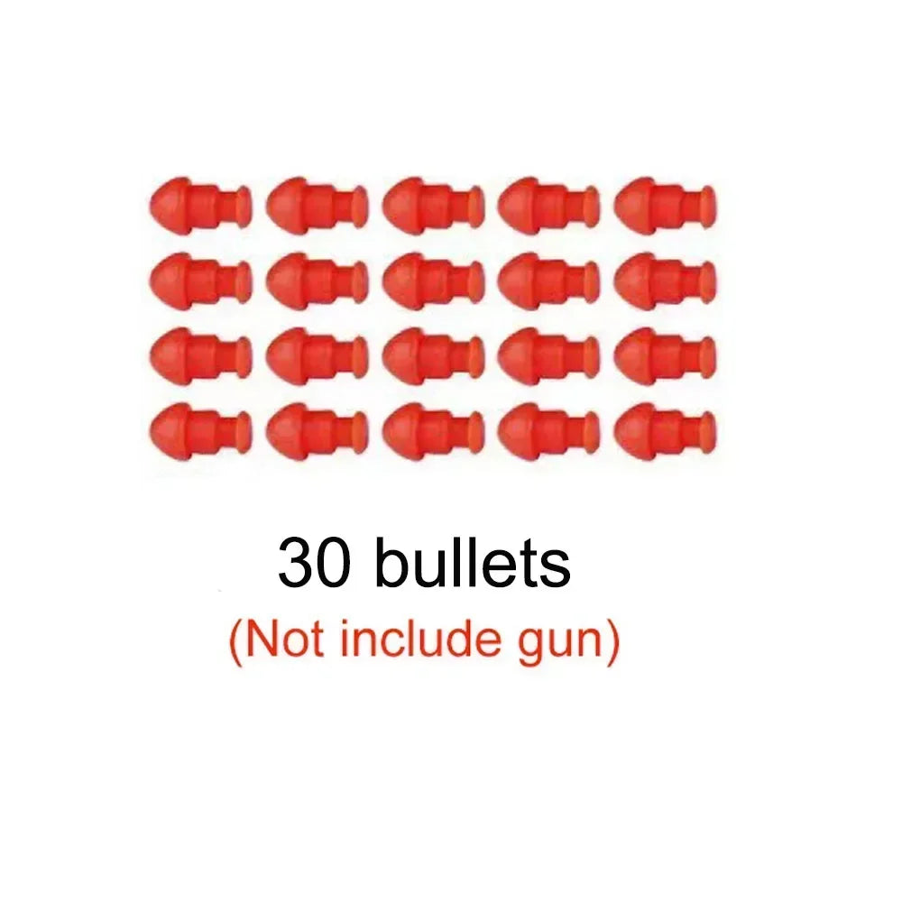 EZ Continuous Firing Building Block Pistol Shell Throwing Airsoft Blowback Empty Hanging Toy Gun Outdoor CS Weapon for Boys Adult