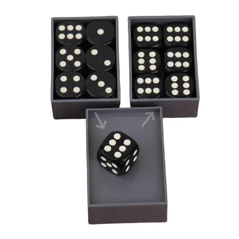 EZ 6 Pcs/Box Predict Miracle Dice Turn All Dice Into 6 Magie Toy Magicians Shows Illusion Props Children's Toys Gifts Magic Tricks