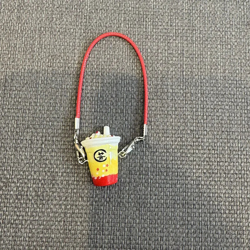 EZ 15cm/17cm Labubu Doll Accessories - Mini Adorable Resin Flocking 3D Bichon Frise Dog Pendant Charms