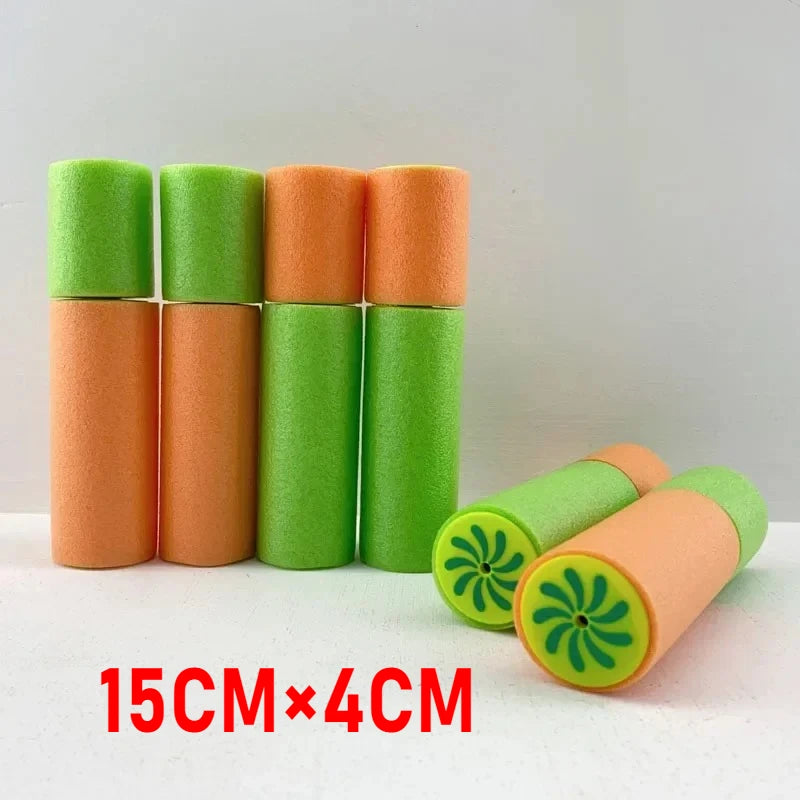 EZ 4pcs Water Blaster Water Guns for Kids Shooter Portable 4 Colors 30ft Range Children Foam Water Gun Summer Swimming Pool Toys