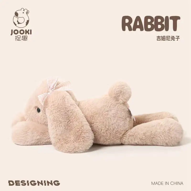 EZ 35cm New Simulated Shy Rabbit Doll Stuffed Plush Toy Cartoon Anime Cute Pillow Pillow Pillow Children's Birthday Gift Fun Doll