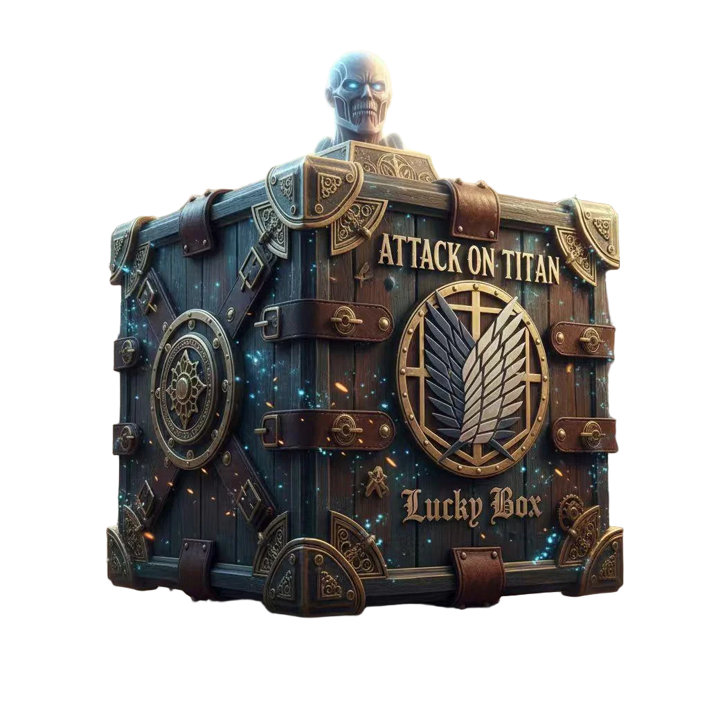 EZ Attack on Titan Blind Box Anime Figure PVC Model Eren Mikasa Levi Mystery Collectible Toy Surprise Gift Box for Fans
