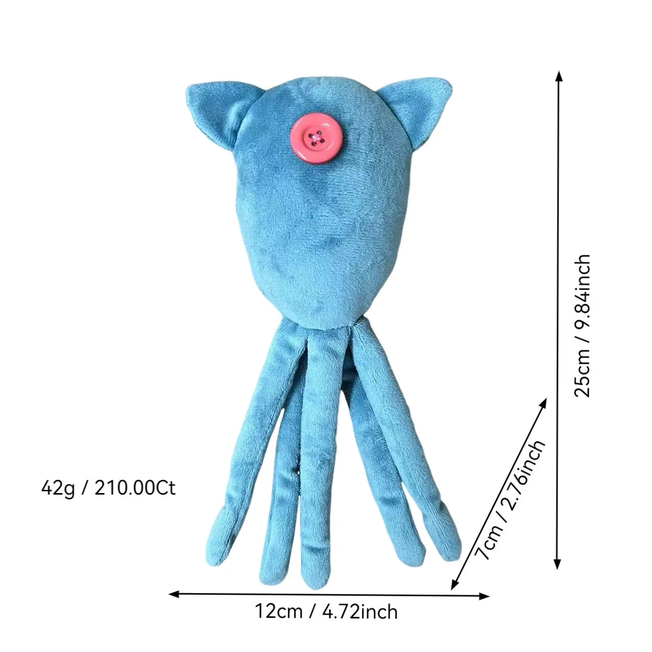 EZ 28cm Coraline Plush Stuff Cartoon Figure Kawaii Doll Soft Pillow Ugly Kids Cute Collectible Dolls Decoration Toys Birthday Gifts