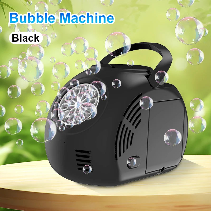 EZ Fully Automatic Handheld Bubble 10 Hole Outdoor Wedding/Birthday Party Children's Bubble machine without battery bubble water
