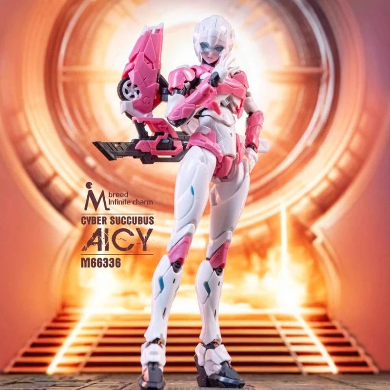 EZ Meili Infinity M66336 17cm Arcee Transformer Assembly Model Kit Action Figures Doll Desktop Ornament Robot Toys Surprise Gifts