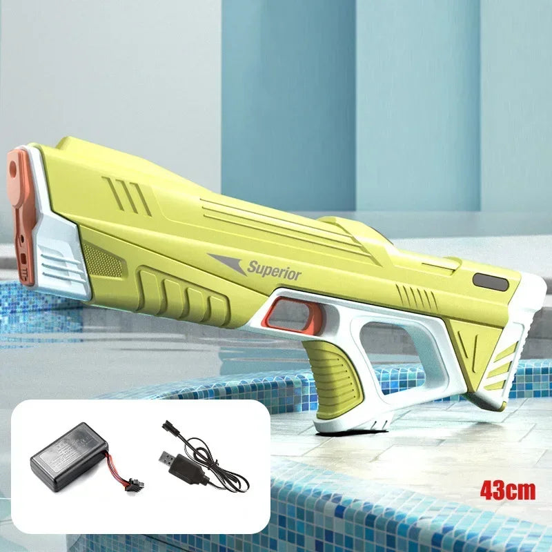 EZ Electric Water Guns For Adults Powerful Squirt Automatic Water Suction Water Blasters Summer Outdoor Beach Toy For boys Kid Gift