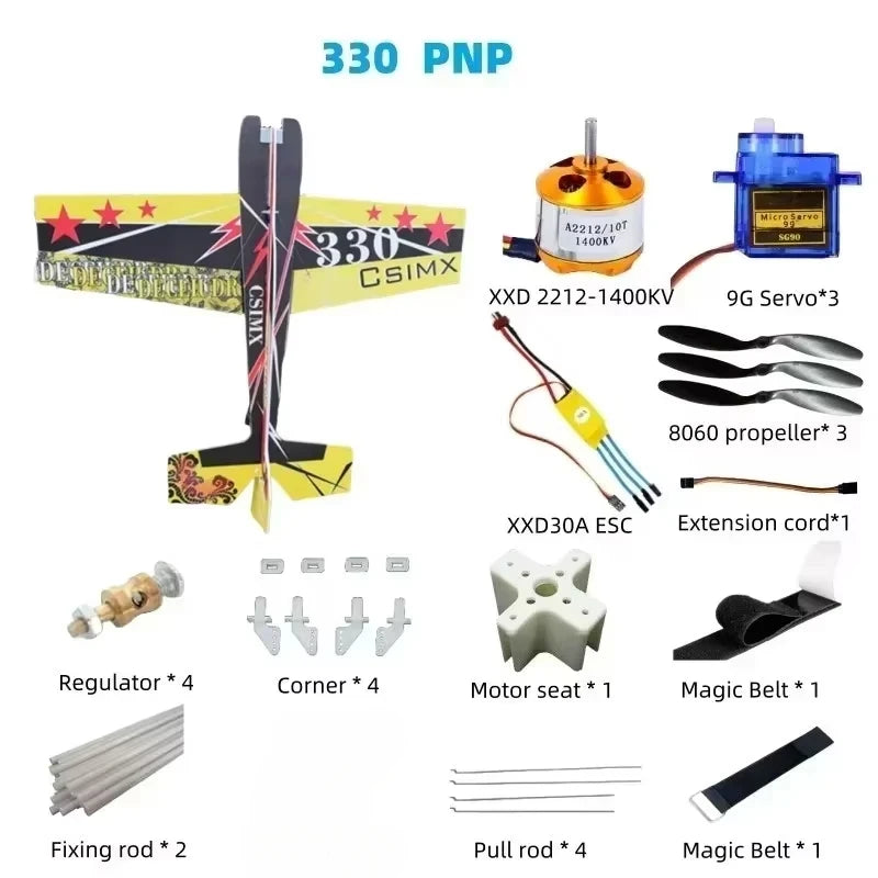 EZ 3D Mercury Fixed-wing Aerobatic Magic Board Plane Rc Airplane Take Your RC Flying To The Next Level KIT DIY Remote Control Plane