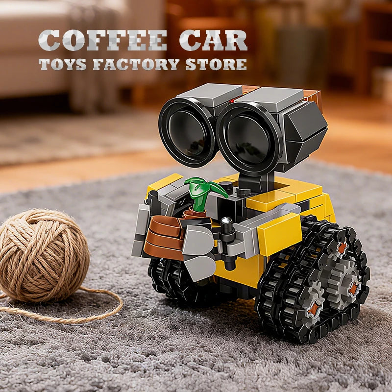 EZ Space Mini Robot MOC Building Bricks Toys 217Pcs Tracked Bot Model Classic Movie Sci-Fi Blocks Dolls Kids Adult Christmas Gifts