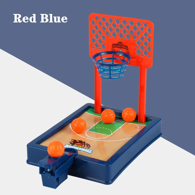 EZ Mini Desktop Board Game Basketball Hoop Finger Shooting Machine Party Table Interactive Sport 2 Players Games Ball Toys For Kids