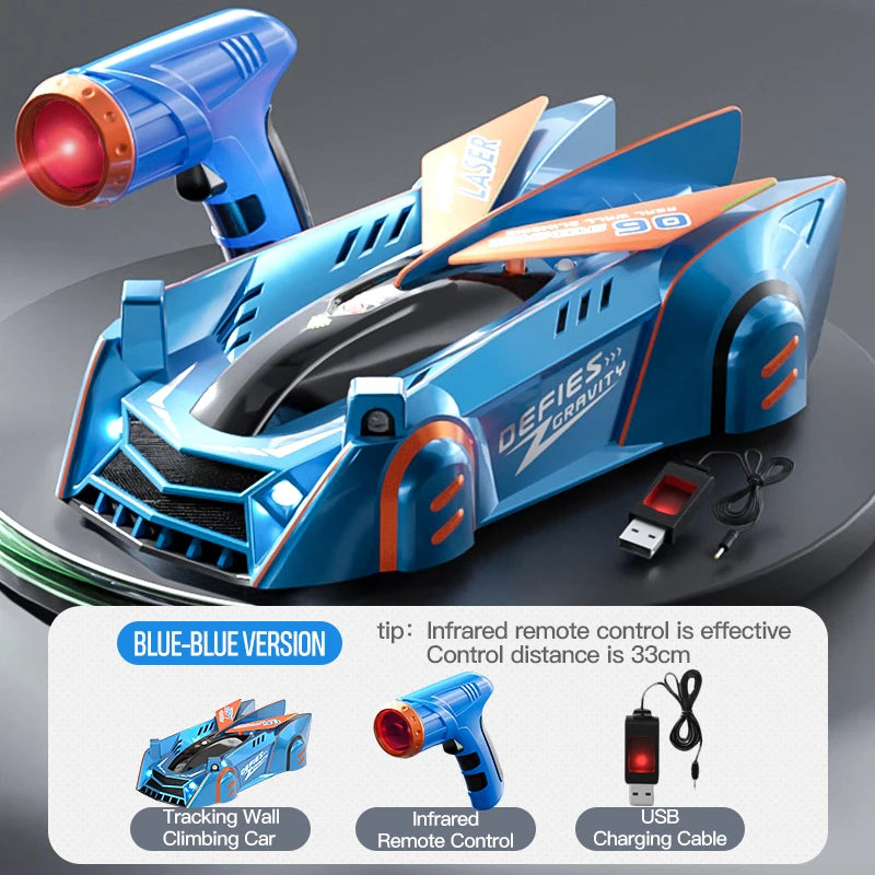 EZ Light-Chasing Wall-Climbing Car, Infrared Sensor Remote Control Car, Wall-Climbing Car, Four-Wheel Drive Car, Toy Racing Car, Children's Toy Car