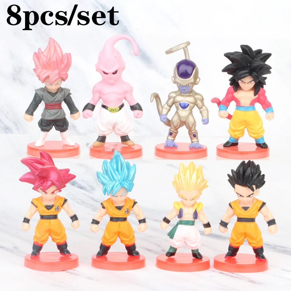 EZ Dragon Ball Action Figure SHF Super Saiyan Anime Figurine Movable and Modifiable Doll Model Collection Toys Gifts 