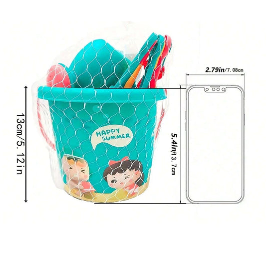 EZ 18PCS Beach Sand Toy Set, Durable Plastic, Summer Pool Beach Game Set, Outdoor Sand Play Tools For Boys And Girls, Great Holiday