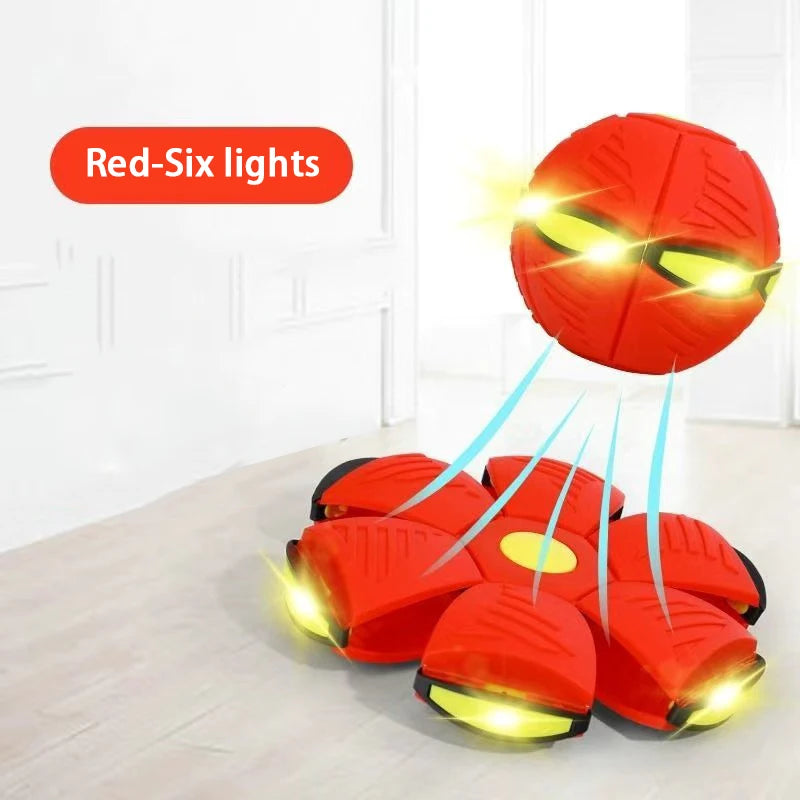 EZ Flying Saucer Bouncing Ball Is A Durable Elastic Fun Dog Pet Toy Suitable for Outdoor Activities Exercise Parent Children Toy