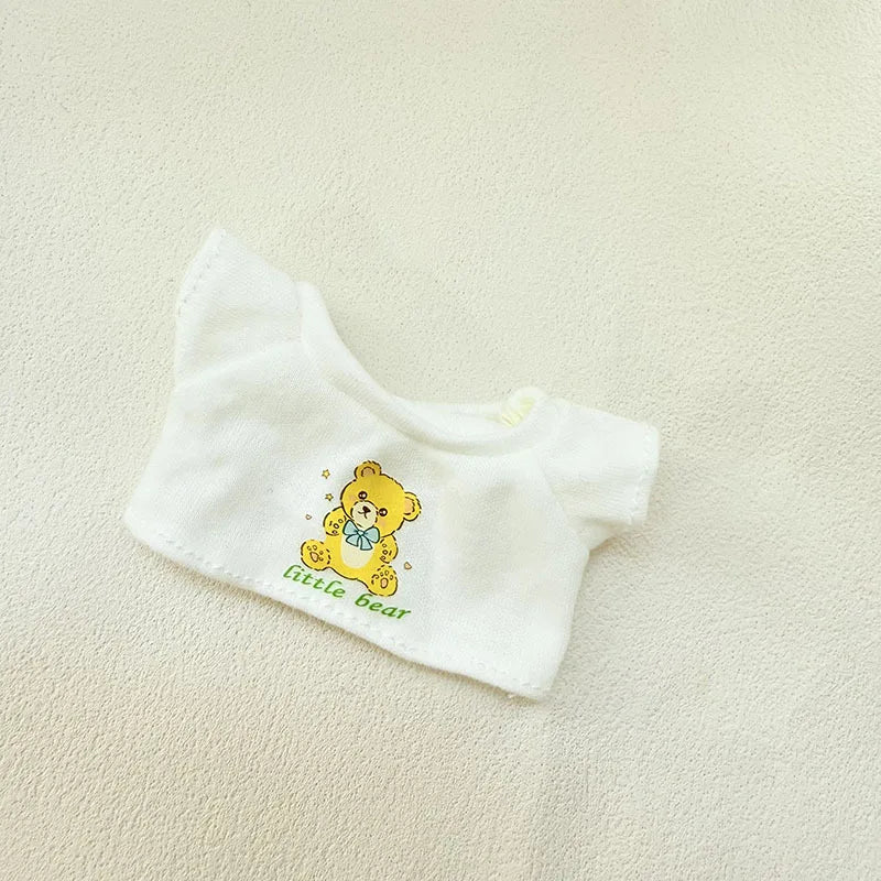 EZ 15cm/17cm Labubu Doll Costume Sitting Party 1st And 2nd Generation Little Devil Angel Set Cute DIY Gift