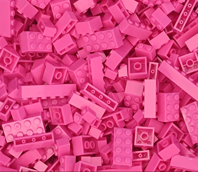 EZ 125/250g DIY Building Blocks Bulk Lot Pack Sorte Thick Bricks Block Plate Toys Small Particles Bulk Fit Legoeds Gift for Kids