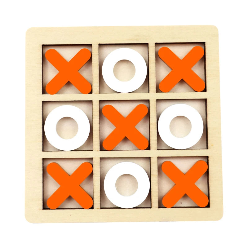 EZ Montessori Play Game Wooden Toy Mini Chess Interaction Puzzle Training Brain Learing Early Educational Toys For Children Kids