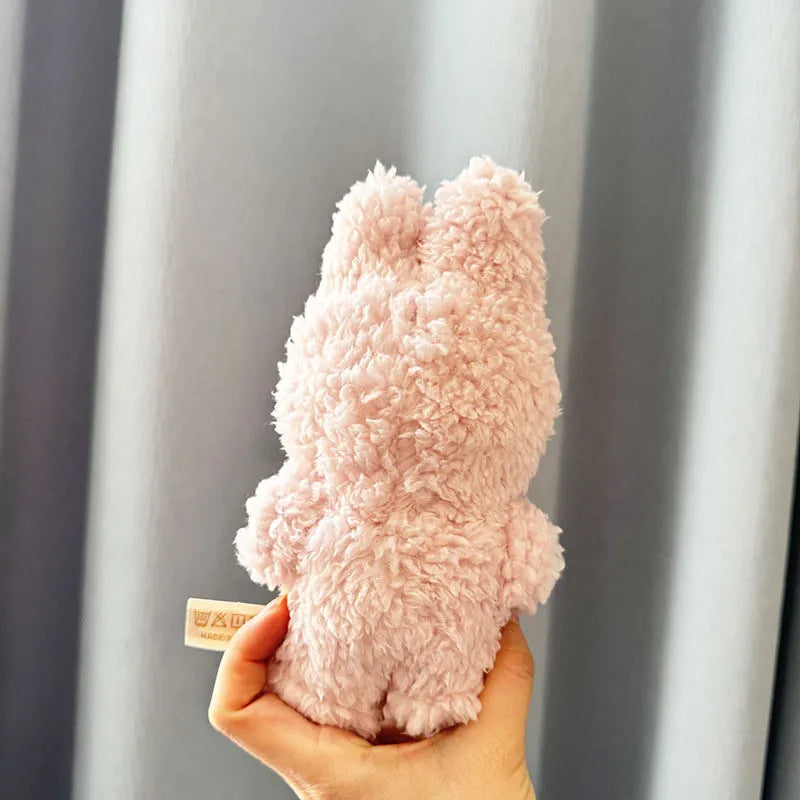 EZ For 17 cm Labubu v1/v2 clothes pendant Labubu sitting party pink plush onesie for labubu cloth