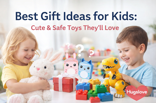 Cute and safe toys for kids, including plush toys and fun gift ideas from Hugslove