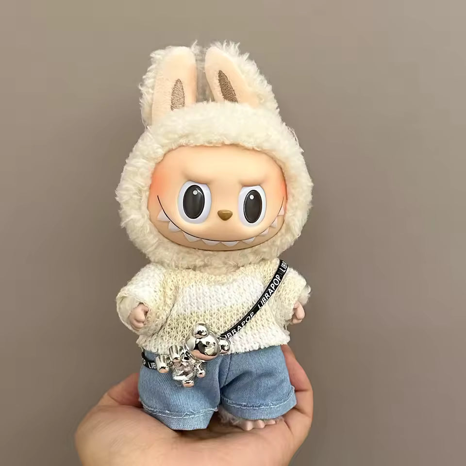 Labubu Accessories Clothes Designer Suitable for V1 V2 V3 Labubu Pendants Cute Personality Fashion Birthday Gift