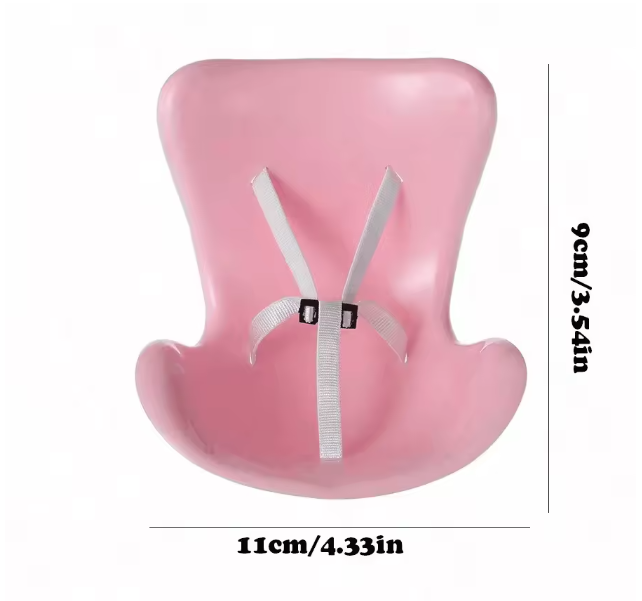 15-17cm Car Doll Seat Labubu Doll Safety Seat Cute Doll Air Outlet Aromatherapy Decoration Car Interior Decoration