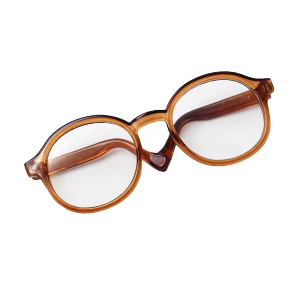 6.5cm Transparent Plastic Glasses for 1/8 1/6 1/3 1/4 BJD for Labubu MSD SD Plush for EXO Doll Sunglasses