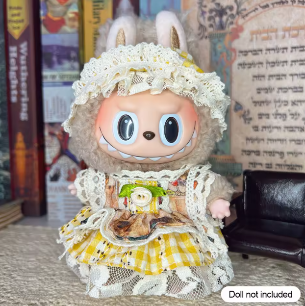 Doll Clothes Outfit Accessories For 17cm Labubu V2 V1 Doll's Clothing Different styles Cosplay dress Kid Toy Gift