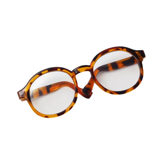 6.5cm Transparent Plastic Glasses for 1/8 1/6 1/3 1/4 BJD for Labubu MSD SD Plush for EXO Doll Sunglasses
