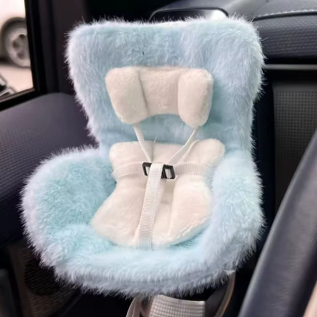 Labubu Car Doll Safety Seat for 17cm Chair Model for Labubu Car Seat Outlet Decor for Labubu Doll Car Interior Styling