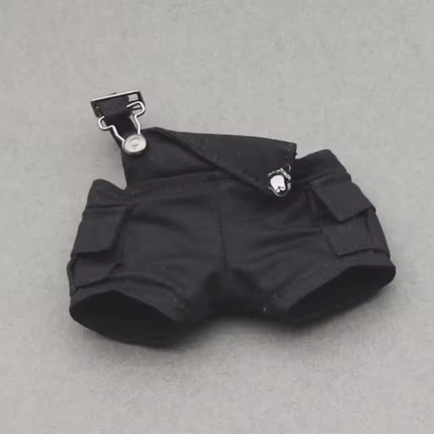 15/17cm Labubu Doll Camouflage Suit Set Stylish Shirts with Color Match Jeans for Ropa Labubu Accessories