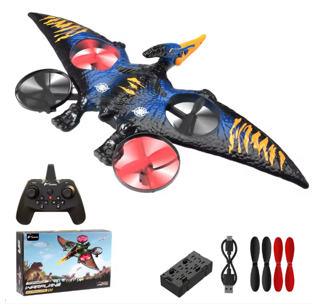 L0712 RC Plane 2.4G Remote Control Aircraft Gravity Sensing Helicopter Glider with Light EPP Foam Fighters for Boys Children