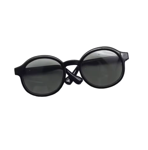 6.5cm Transparent Plastic Glasses for 1/8 1/6 1/3 1/4 BJD for Labubu MSD SD Plush for EXO Doll Sunglasses