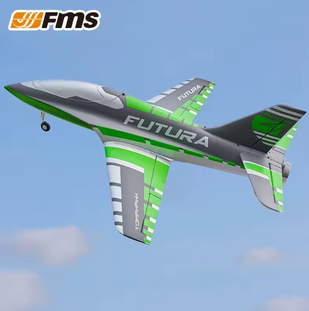 FMS RC Airplane 64mm Futura Tomahawk With Flaps Sport Trainer Ducted Fan EDF Jet 3 Color Model Hobby Plane Aircraft Avion PNP
