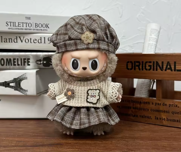 Doll Clothes Outfit Accessories For 17cm Labubu V2 V1 Doll's Clothing Different styles Cosplay dress Kid Toy Gift