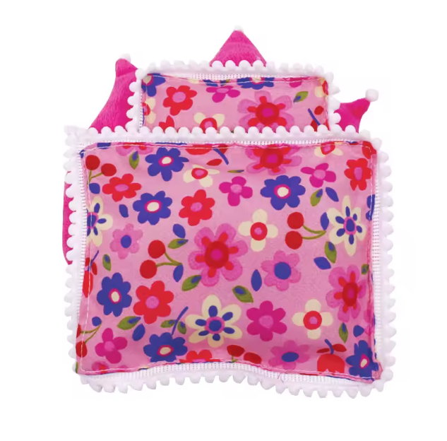 17cm Mini Doll's Accessories Set For Labubu Doll Pop 3Pcs/Set Bed+Quilt+Pillow Pajamas Sleeping Bag Dollhouse Gift,Girl's Toys