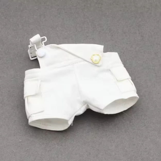 15/17cm Labubu Doll Camouflage Suit Set Stylish Shirts with Color Match Jeans for Ropa Labubu Accessories