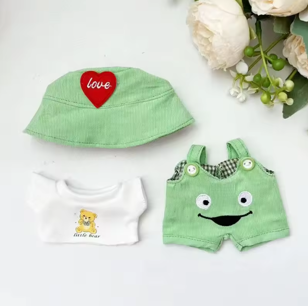 For 17cm 3.0 Ropa Labubu V1 V2 V3 outfit clothes Time to chill doll clothes for labubu II Doll cute clothes