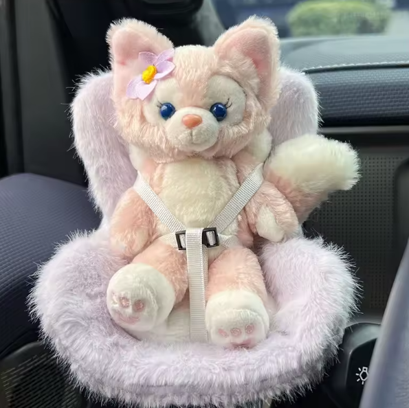 Labubu Car Doll Safety Seat for 17cm Chair Model for Labubu Car Seat Outlet Decor for Labubu Doll Car Interior Styling