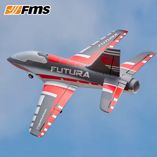 FMS RC Airplane 64mm Futura Tomahawk With Flaps Sport Trainer Ducted Fan EDF Jet 3 Color Model Hobby Plane Aircraft Avion PNP