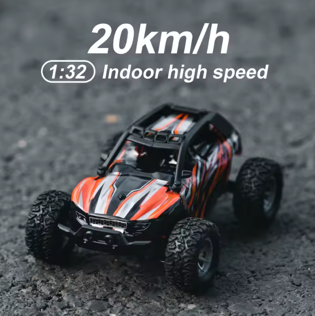 EZ 1:32 Mini RC Car Remote Control Cars 20Km/h Off-Road High Speed Racing Indoor Drift Acceleration Children's Electric Toy Crawler