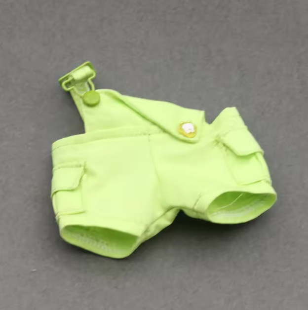 15/17cm Labubu Doll Camouflage Suit Set Stylish Shirts with Color Match Jeans for Ropa Labubu Accessories