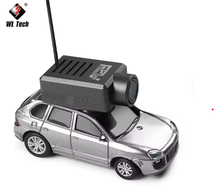 WLtoys 6401 Mini RC Camera Car 1:64 Mobile APP HD Wifi 2.4G Remote Control Electric Racing Trunk Porsche Vehicle Toys Kids Gift