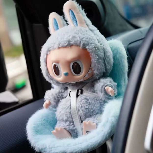 Labubu Car Doll Safety Seat for 17cm Chair Model for Labubu Car Seat Outlet Decor for Labubu Doll Car Interior Styling