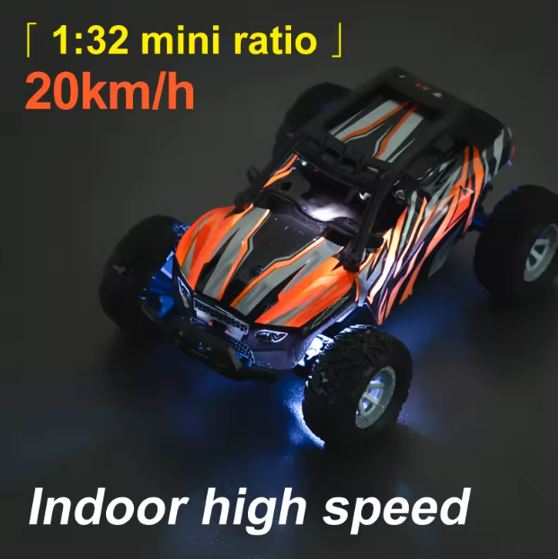 EZ 1:32 Mini RC Car Remote Control Cars 20Km/h Off-Road High Speed Racing Indoor Drift Acceleration Children's Electric Toy Crawler